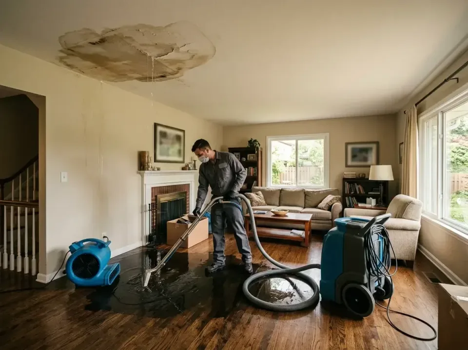 attic-pipe-burst-ceiling-drip-008 — frequently asked questions, Water Damage Restoration & Carpet Care in Milford, OH